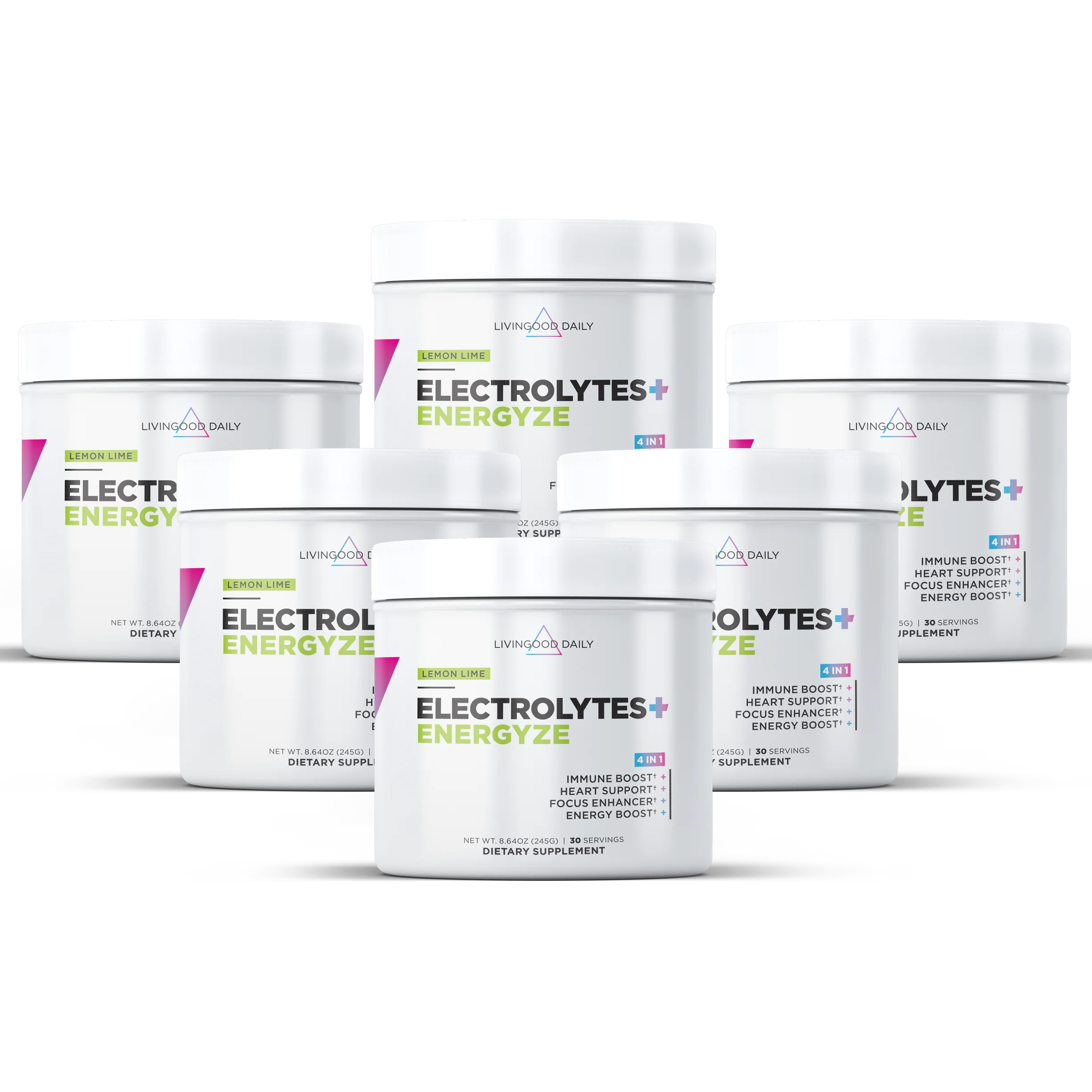 Livingood Daily Electrolytes + Energyze (Lemon Lime) - Image 5