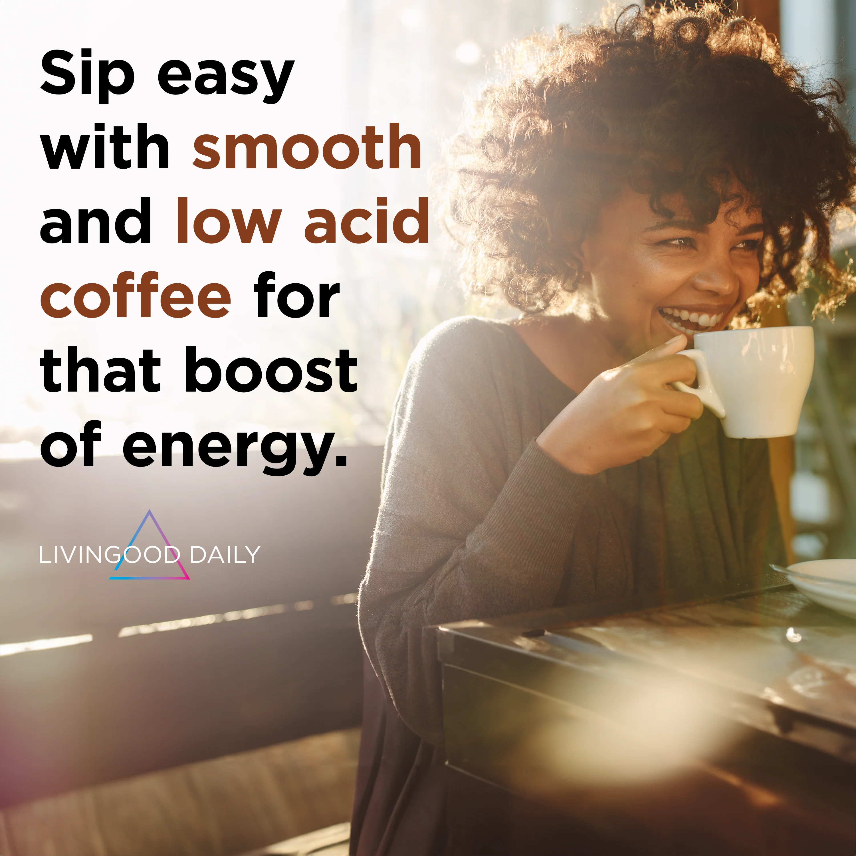Livingood Daily Coffee + Moringa Ground Medium Roast - Image 4