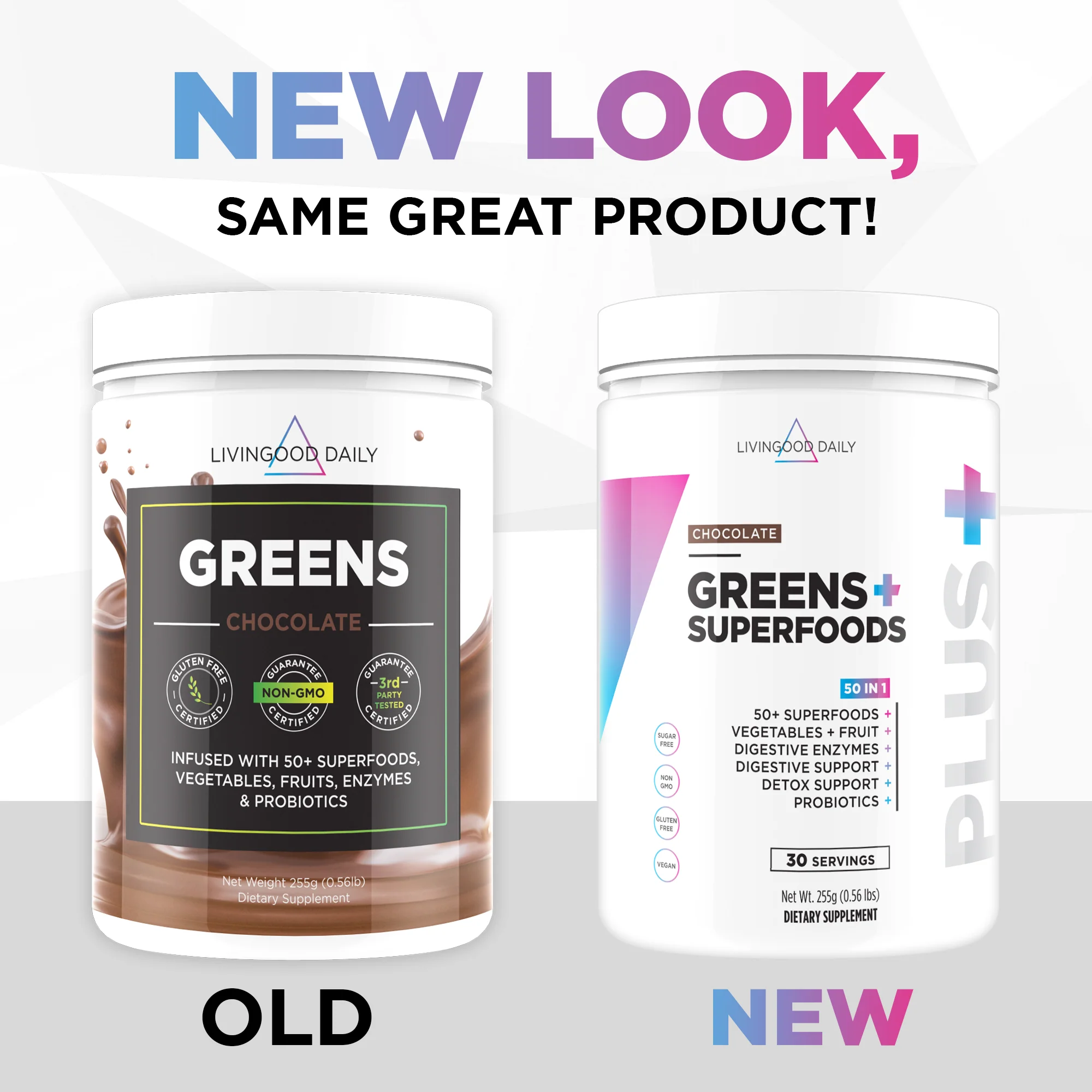 WAREHOUSE DEAL! Livingood Daily Greens + Superfoods (Chocolate) - Image 3