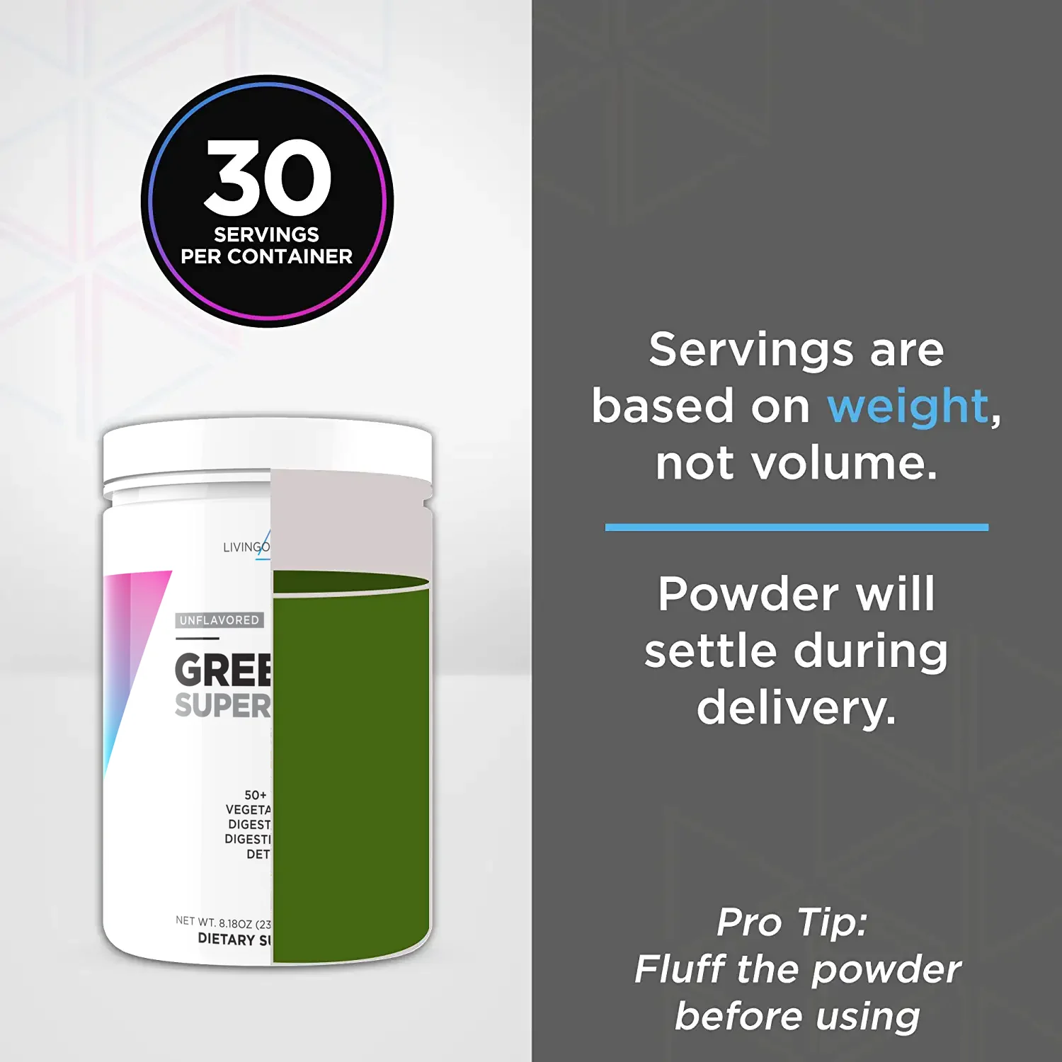 Livingood Daily Greens + Superfoods (Unflavored) - Image 3