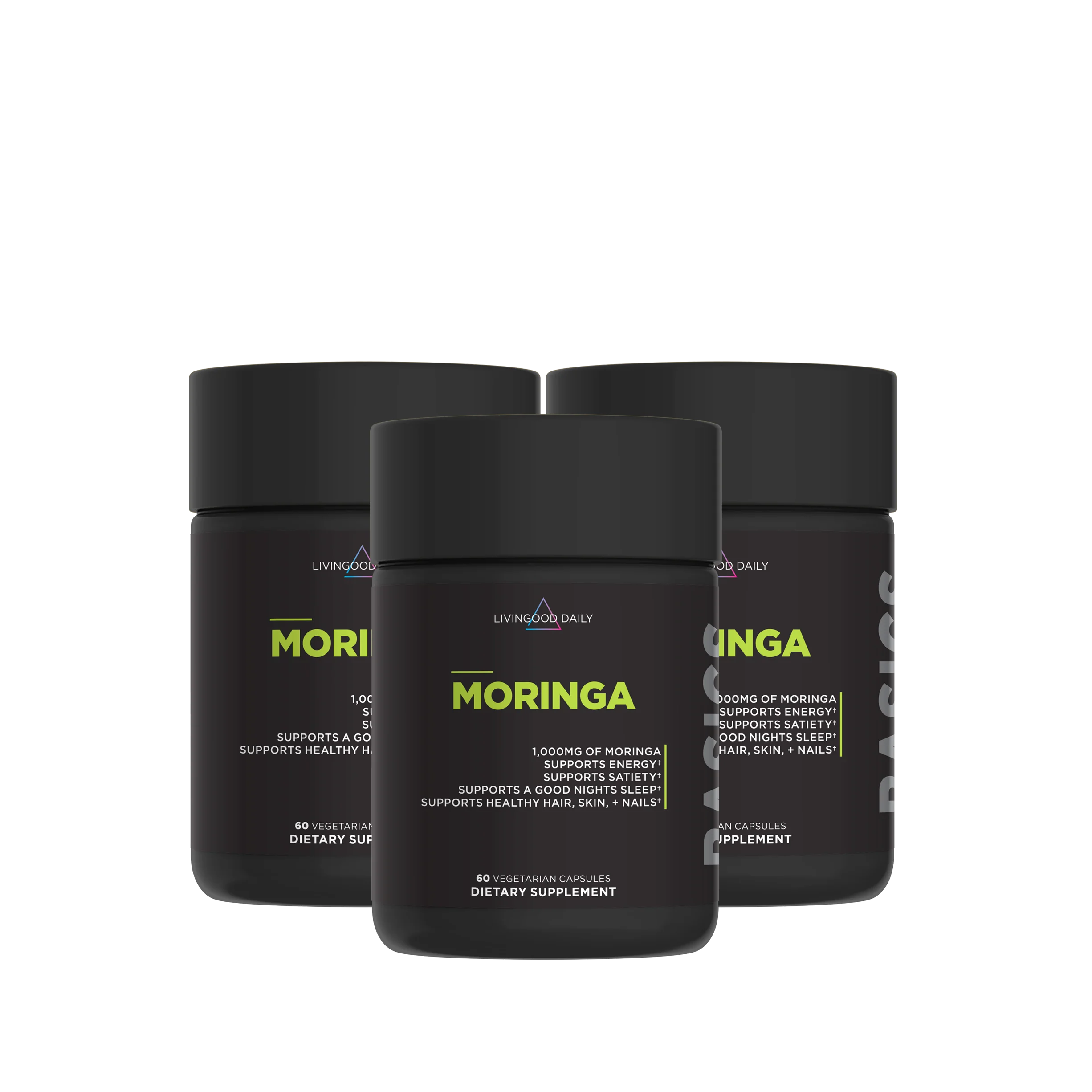 Livingood Daily Moringa Capsules (3-Pack)